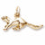 Ferret charm in Yellow Gold Plated hide-image