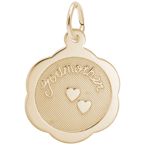 Godmother Charm in Yellow Gold Plated