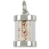 Bonaire Sand Capsule charm in Sterling Silver