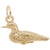 Loon Charm In Yellow Gold