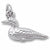 Loon charm in 14K White Gold hide-image
