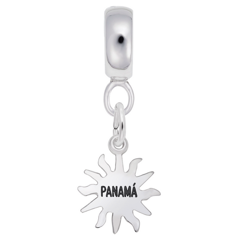 Panama Sun Small Charm Dangle Bead In Sterling Silver