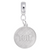 A Round Tuit Charm Dangle Bead In Sterling Silver