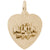 Be My Valentine Charm In Yellow Gold
