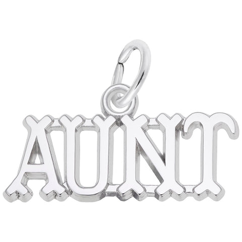 Aunt Charm In 14K White Gold