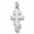 Greek Cross charm in Sterling Silver hide-image