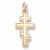 Greek Cross Charm in 10k Yellow Gold hide-image