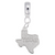 Texas charm dangle bead in Sterling Silver hide-image
