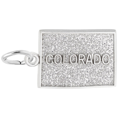 Colorado Charm In 14K White Gold
