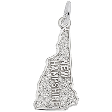 New Hampshire Charm In Sterling Silver