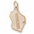 Wisconsin charm in Yellow Gold Plated hide-image