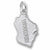 Wisconsin charm in Sterling Silver hide-image