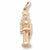 Nutcracker charm in Yellow Gold Plated hide-image