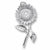 Sunflower charm in Sterling Silver hide-image