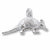 Armadillo charm in Sterling Silver hide-image