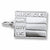 Drivers License charm in 14K White Gold hide-image