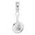 Sombrero Charm Dangle Bead In Sterling Silver