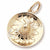 Sombrero charm in Yellow Gold Plated hide-image