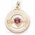 June Birthstone charm in Yellow Gold Plated hide-image