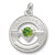 August Birthstone charm in 14K White Gold hide-image