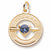 December Birthstone charm in Yellow Gold Plated hide-image