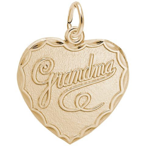 Grandma Charm in Yellow Gold Plated