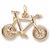 Mountain Bike charm in Yellow Gold Plated hide-image
