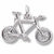 Mountain Bike charm in 14K White Gold hide-image