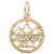 Jackson Hole Charm in Yellow Gold Plated