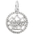 Jackson Hole Charm In Sterling Silver