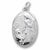 Our Lady Of Lourdes charm in 14K White Gold hide-image