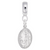 Our Lady Of Lourdes charm dangle bead in Sterling Silver hide-image