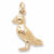 Puffin Bird charm in Yellow Gold Plated hide-image