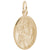 St Joseph Charm in Yellow Gold Plated