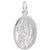 St Joseph Charm In Sterling Silver