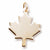 Maple Leaf charm in Yellow Gold Plated hide-image