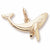 Whale Charm in 10k Yellow Gold hide-image