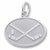 Hockey Disc charm in Sterling Silver hide-image