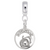 Savannah Peach charm dangle bead in Sterling Silver hide-image