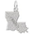 Louisiana Charm In Sterling Silver