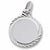 Disc charm in Sterling Silver hide-image