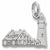 Portland Lighthouse,Me charm in 14K White Gold hide-image