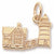 Nubble Lighthouse, Me charm in Yellow Gold Plated hide-image
