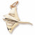 Manta Ray charm in Yellow Gold Plated hide-image