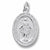Miraculous Medal charm in Sterling Silver hide-image