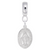 Miraculous Medal charm dangle bead in Sterling Silver hide-image