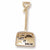 Snow Shovel Charm in 10k Yellow Gold hide-image