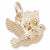 Turtledoves charm in Yellow Gold Plated hide-image