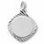 Square Disc charm in Sterling Silver hide-image