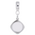 Square Disc charm dangle bead in Sterling Silver hide-image